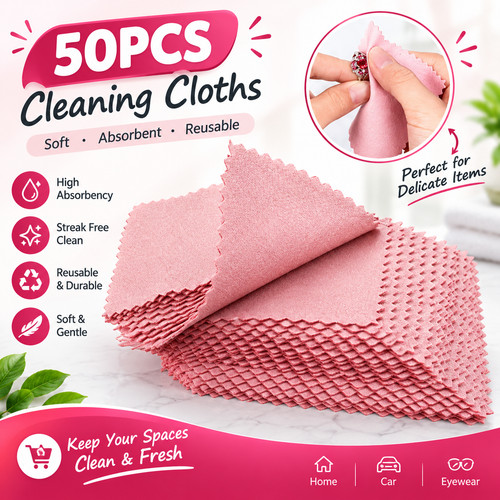 Silver polishing cloth cleaner - silver,