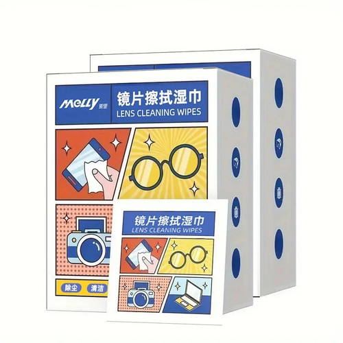 100 200pcs lens cleaning wipes - 100/200pcs,