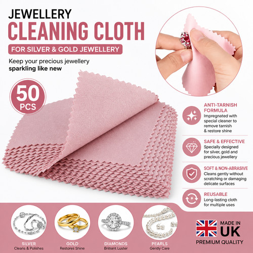 Jewellery cleaning cloth - jewellery,